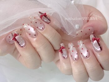 ベリル(BERYL)の写真/気分があがる指先♪『冬』のお洒落かわいいトレンドArt続々*日にち限定メニューあり★自分だけのネイルを♪