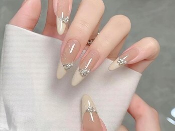 シーシーネイルサロン(CC)の写真/【スカルプ長さだしマグネットorフラッシュorミラーネイル￥10,980】長さだし・亀裂補強もお任せ下さい！