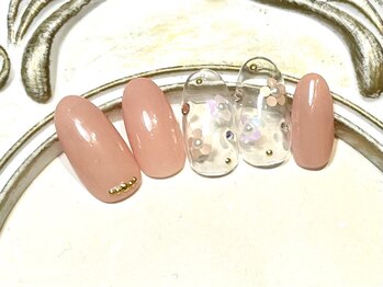 ネイルサロン アミュゼ/【NEW】4月定額ゴールド