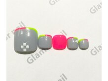 グラマーネイル(Glamor nail)/女子力UP☆フットネイル7500円！