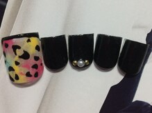 ネイルサロン リリオ(Nail Salon Ririo)/ヒョウ柄フットネイル