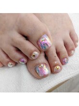 スタジオ1108(Studio1108)/キラキラフットネイルフィルイン