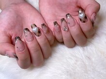 サニーデイズ ネイルアンドビューティー 曙橋店(SunnyDays Nail&Beauty)/モノトーンチェック