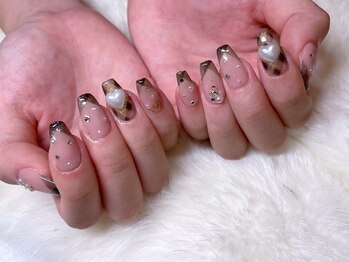 サニーデイズ ネイルアンドビューティー 曙橋店(SunnyDays Nail&Beauty)/モノトーンチェック