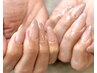 hand..  ワンカラー・グラデーション・ラメ　5,500円　