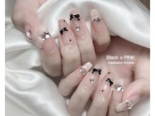 アロワ(Arowa)/リボンガーリーネイル