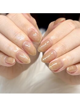金箔ベージュワンカラー
