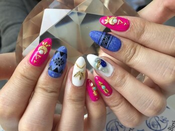 ネイルサロン リバース(Re:Birth)/ネイティブ　エスニック　デニム