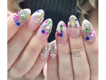 ラズネイル(RUZ'S NAIL)/【秋本】キラキラ姫ネイル