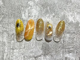 ひまわりネイル