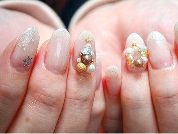 プールヴー☆オングル/クリスマスネイル