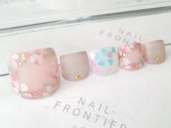 ネイルフロンティア 吉祥寺(NAIL FRONTIER)/桜囲みマットフット8980円～