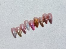 ネイルサロン プラスディーネイル(+D.Nail)/ミラーグラデーション