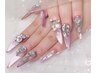 【Jrネイリスト戸部担当★】チップスカルプパーツ付け放題¥7200