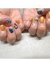 【Hand】 選べるdesign 4本。やちむんネイル