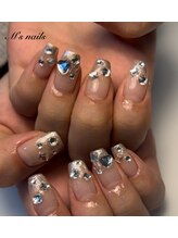 エムズネイル サベージ(M's nails Savage)/ひっそりハートがいるんです(^^)