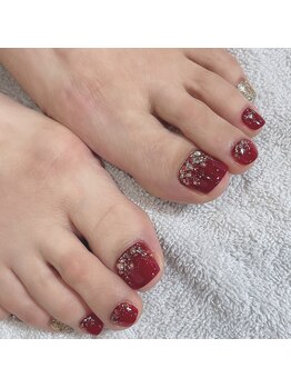 オン(On)/大人カラーフットネイル