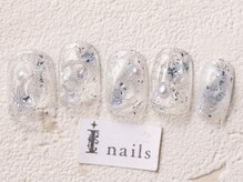 アイネイルズ 渋谷店(I nails)/ぷっくり天然石