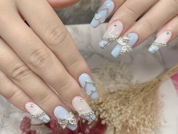 ハナネイル(はなNAIL)/ハート&リボン