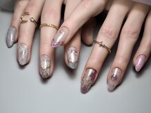 テンプテーション ネイル スタジオ(Temptation nail studio)/モロッカン風プリンセスアート☆