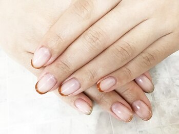 【秋】フレンチネイル