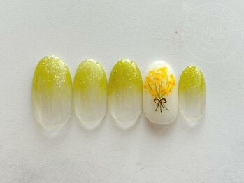 ミモザ/菜の花/グラデーション