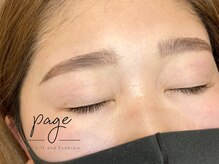 ペイジ(page)/眉毛スタイリング＋眉WAX