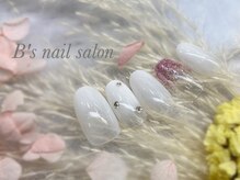 ビーズネイル バイブレス イオンタウン泉大沢店(B's Nail by.BLESS)/【SD39 】春デザイン＊シンプル