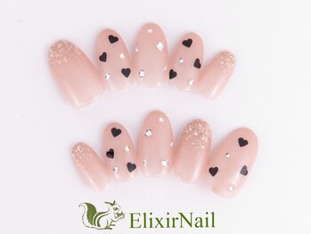 エリクサーネイル 五反田(Elixir Nail)/定額a シンプル／クーポン使用