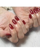 フレイムス アイラッシュ アンド ネイル(FRAMES)/ボルドーワンカラー