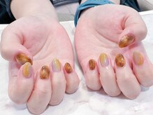 ラルネイル 大宮(Lull. nail)/#べっ甲 #ハロウィン