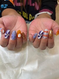 ハロウィンネイル