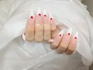 フレンチハートネイル