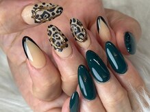グランドオウジャ(Grand Ouja)/Leopard x Bottle Green