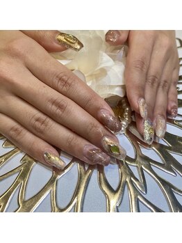 フリーミ(FREEME)/ヌード×波ネイル