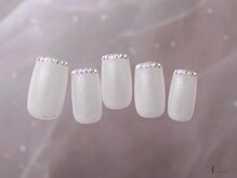 アイネイルズ 横浜WEST店(I-nails)/クリアストーンホワイト