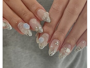 シエル(CIEL)の写真/盛りたい方に◎ ちゅるんモテ×パーツ載せ放題◎盛れるトレンドネイル
