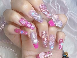 派手可愛ギャルネイル