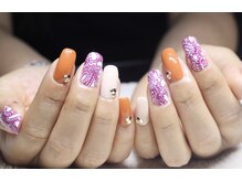 ニコルーム(Nico Room)/ペイズリー柄ネイル