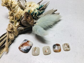 ネイルサロン ウノ 湘南平塚(UNO)/フット ニュアンスネイル