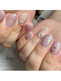 マーメイドネイル　夏ネイル