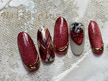 ネイルズプラス(nails plus)/Valentineマグネットネイル