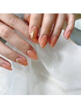08ネイル(08 nail＆school)/シアーオレンジ☆