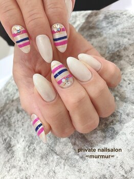 プライベート ネイルサロン マーマ(murmur)/ボーダーネイル