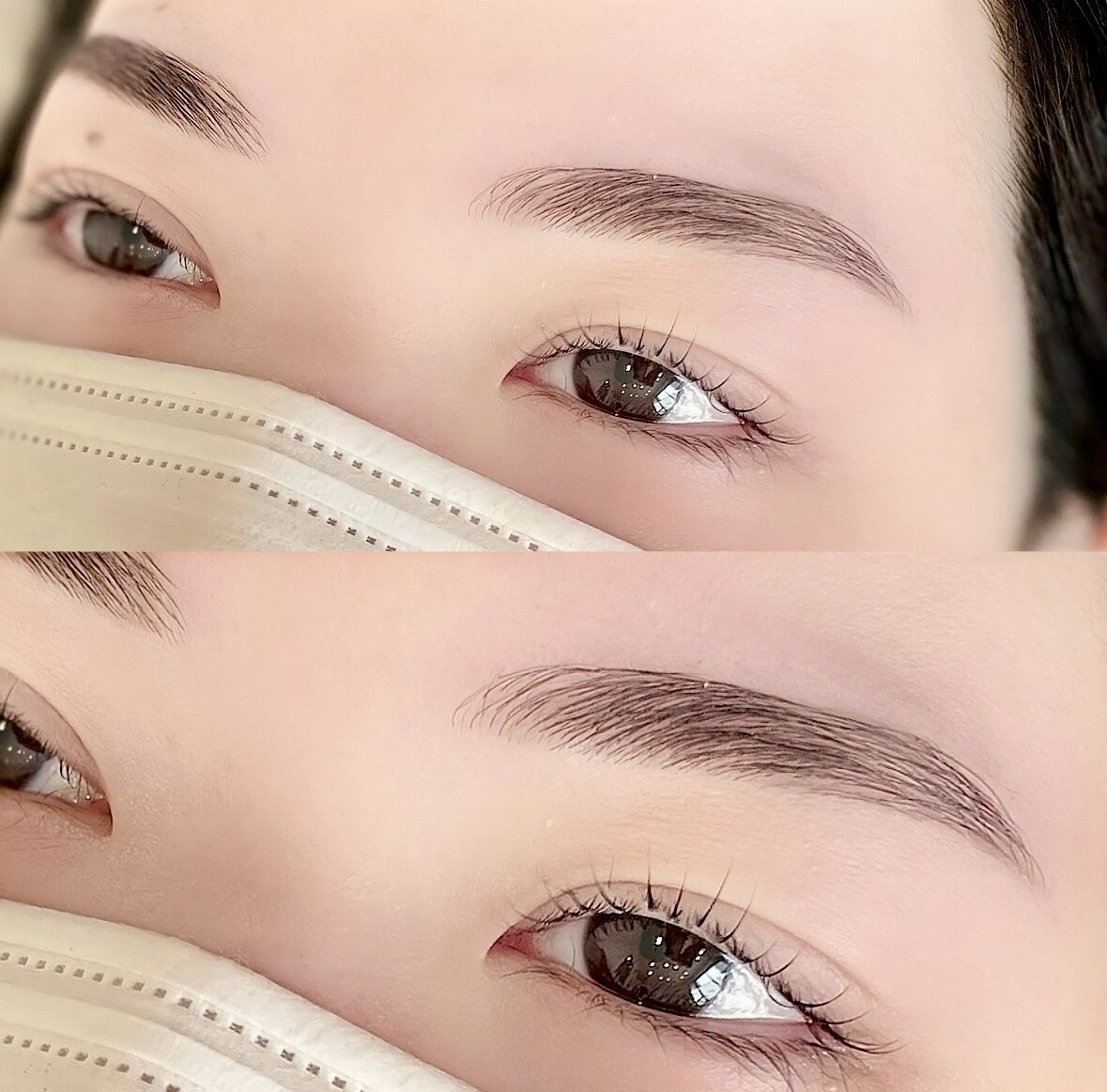 人気No3【濃い眉、左右差改善/骨格診断】「小顔」美眉デザインwax脱毛 \5,500