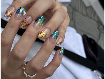 ラメグラデーション