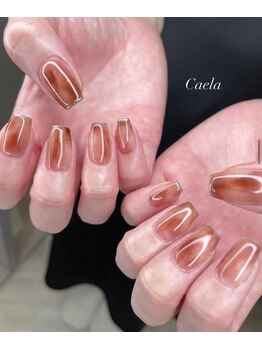 カエラ(Caela)/秋カラーニュアンスネイル