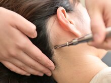 お首から歪みを整え、左右差をなくし、美しいフェイスラインに♪