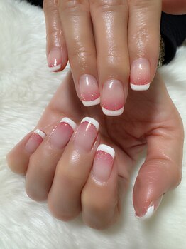 ネイルアンドエピサロン ラピス(Nail & Epi Salon Lapis)/ふわっとグラデーションフレンチ