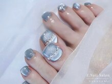 ゼットネイル(Z.Nail)の雰囲気（うるつやマグネットで足元まで上品に♪）